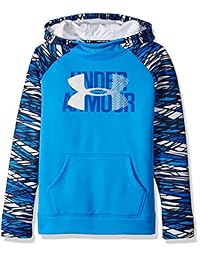 Sudadera con capucha para niñas, de la marca Under Armour, con logotipo grande estampado