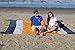 ECCOSOPHY Outdoor Beach Blanket Sand proof Oversized 9x10ft–Portable Compact Lightweight Beach Mat-Water/Heat Resistant-Soft Durable Parachute Ripstop Nylon–Picnic Mat for Camping Travel(Light Orange)
