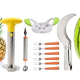 May Fifteenth10 Pieces Fruit Slicer Watermelon Corer Slicer/Pineapple Slicer/Apple Peeler MF-1731G