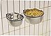 ProSelect 8-Ounce Stainless Steel Coop Cups for Pet Food – Pet Bowls Attaches Securely to Cage with Plate and Wingnut