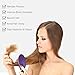 Hair Brush SUPRENT Professional Paddle brush & Detangling Brush Velvet Touch Paddle Hair Brush with Ball Tipped Bristles for Dry and Wet Hair, Cushion Base, Non-slip Cushioned Handle, Purple
