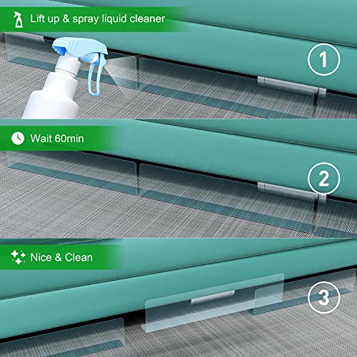 sevkumz 5 Pack Under Couch Blocker, Gap Bumper for Pets Under Bed