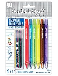 From Amazon.com. Click for details:
 Office Product: Write Dudes Scribble Stuff Twist-up Color Pencils, 6 count - Mattel US Office Supplies Office Product: Write Dudes Scribble Stuff Twist-up Color Pencils, 6 count - Mattel US Office Supplies