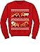 TeeStars - Tractors & Bulldozers Ugly Christmas Sweater Toddler/Kids Sweatshirts