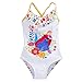 Disney Frozen Anna and Elsa Swimsuit for Girls Size 4 White