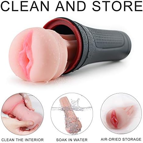 Lifelike Size Remote Control Soft Male Mastubration Cup 2 in 1 Artificial Real Pussy Male Air-Sucking Toys for Him Sexy Underwear Toys for Male Tshirt