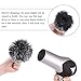 Auihiay 20 Pieces Faux Fur Pom Poms Ball Removable Fluffy Pompoms with Press Button for Knitting Hat Shoes Scarves Bag Accessories (Mix Color, 10 cm)