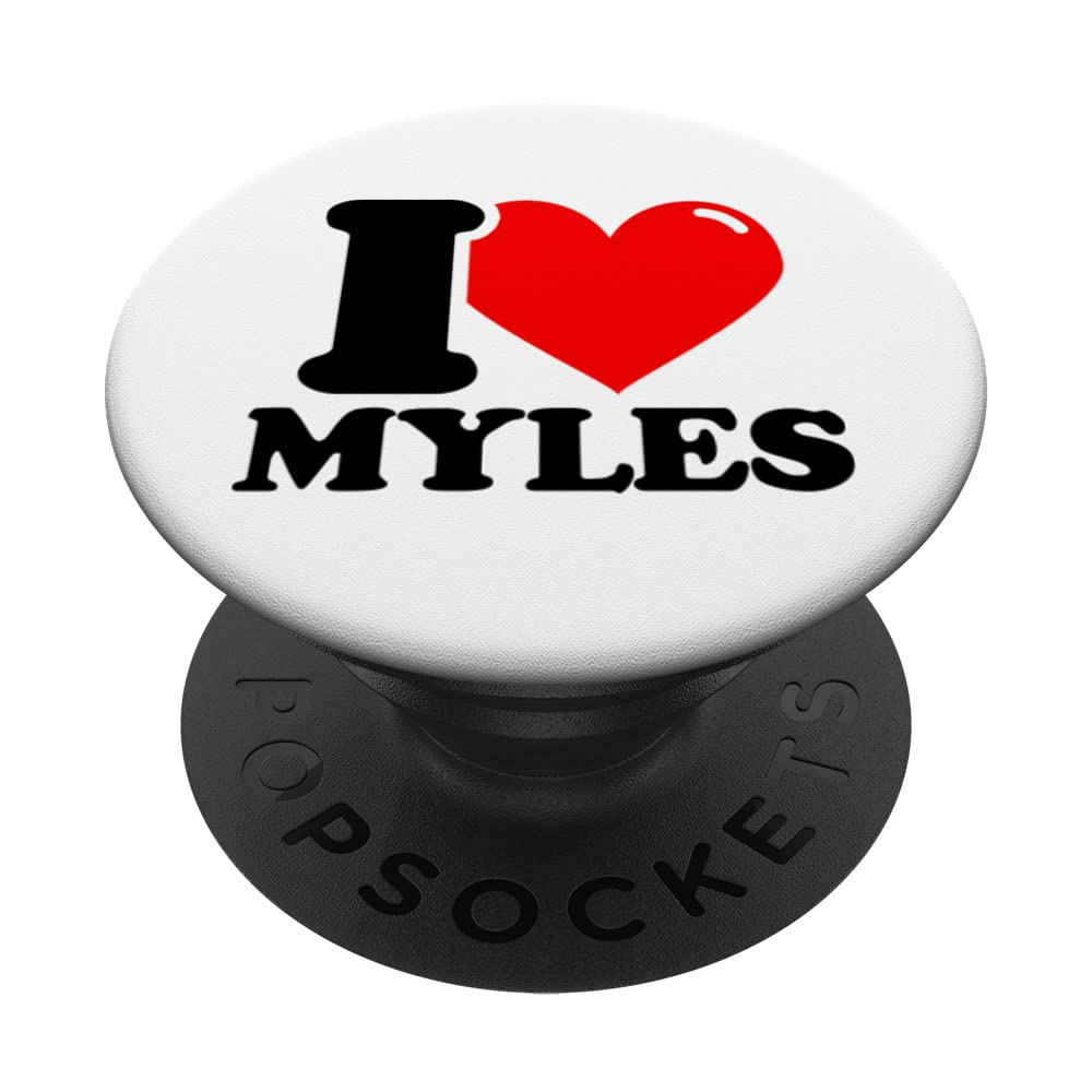 I LOVE Myles PopSockets Swappable PopGrip