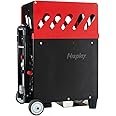 Nisplay Portable Tennis Ball Machine (26lbs) - Dual Motor for TopSpin and Backspin, 80+ Balls, Max 68MPH, 4+ Hours Play with External Lithium Battery