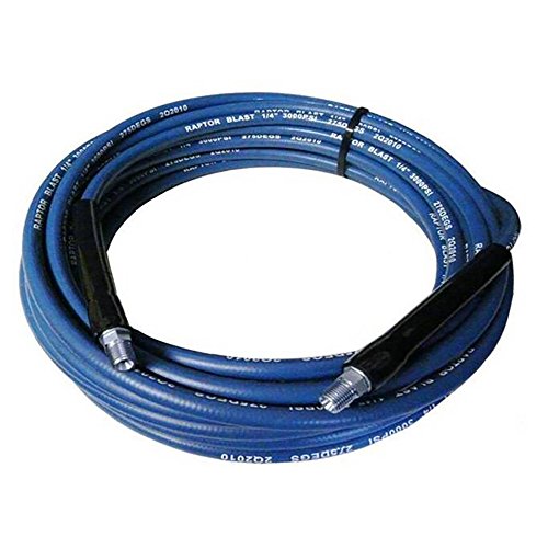 50' Blue 3000 PSI 1/4" Carpet Cleaning Solution Hose