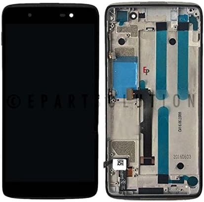 ePartSolution_LCD Touch Screen Digitizer Glass Lens + Frame Assembly for BlackBerry DTEK50 STH100 STH100-1 STH100-2 Black Replacement Part USA Seller