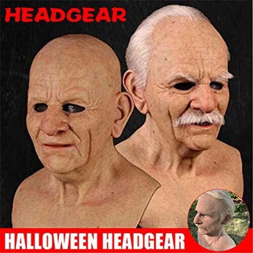 Buy The Elder Old Man Headgear for Masquerade Halloween Realistic