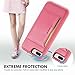 ZVE Wallet Case for Apple iPhone 8 Plus and iPhone 7 Plus, 5.5 inch, Slim Leather Wallet Case with Credit Card Holder Slot Pocket Protective Case Cover for Apple iPhone 7 Plus / 8 Plus - Rose