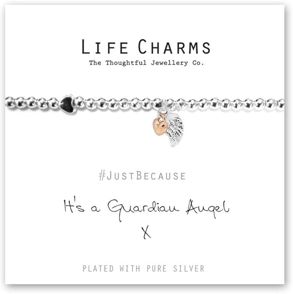Life Charms Guardian Angel Bracelet, silver - Image 4