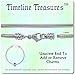 European Charm Bracelet for Men and Women, Fits Bead Charms, Stainless Steel Snake Chain, 10 Inch Classic