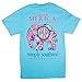 Simply Southern Preppy T-Shirt - Make 'Merica Preppy Again Elephant- Pool (Large), Pool Blue