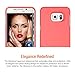 Galaxy S6 Edge Plus Case, Maxboost [Vibrance Series] For Samsung Galaxy S6 Edge+ 2015 [Lifetime Warranty] Protective SOFT-Interior Scratch Protection [Slider Style]-Italian Rose/Champagne Gold