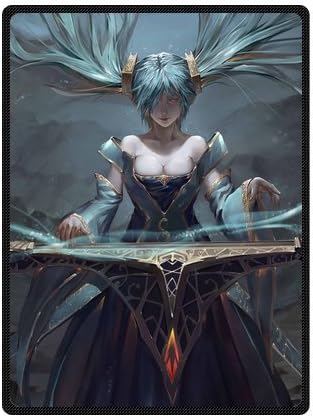 Warmkitty Sona Art League Of Legends Girl Custom Soft Comfortable Machine Washable Throw Blanket 58X 80(Large)