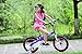 RoyalBaby Cubetube Honey 16 Inches Kids Bicycle with Training Wheels, 2 Brake Styles, and Kickstand for Boys and Girls Ages 4 to 7, Purple