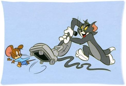 Amazon Com Custom Cartoon Tom And Jerry Pillowcase Cushion Cover