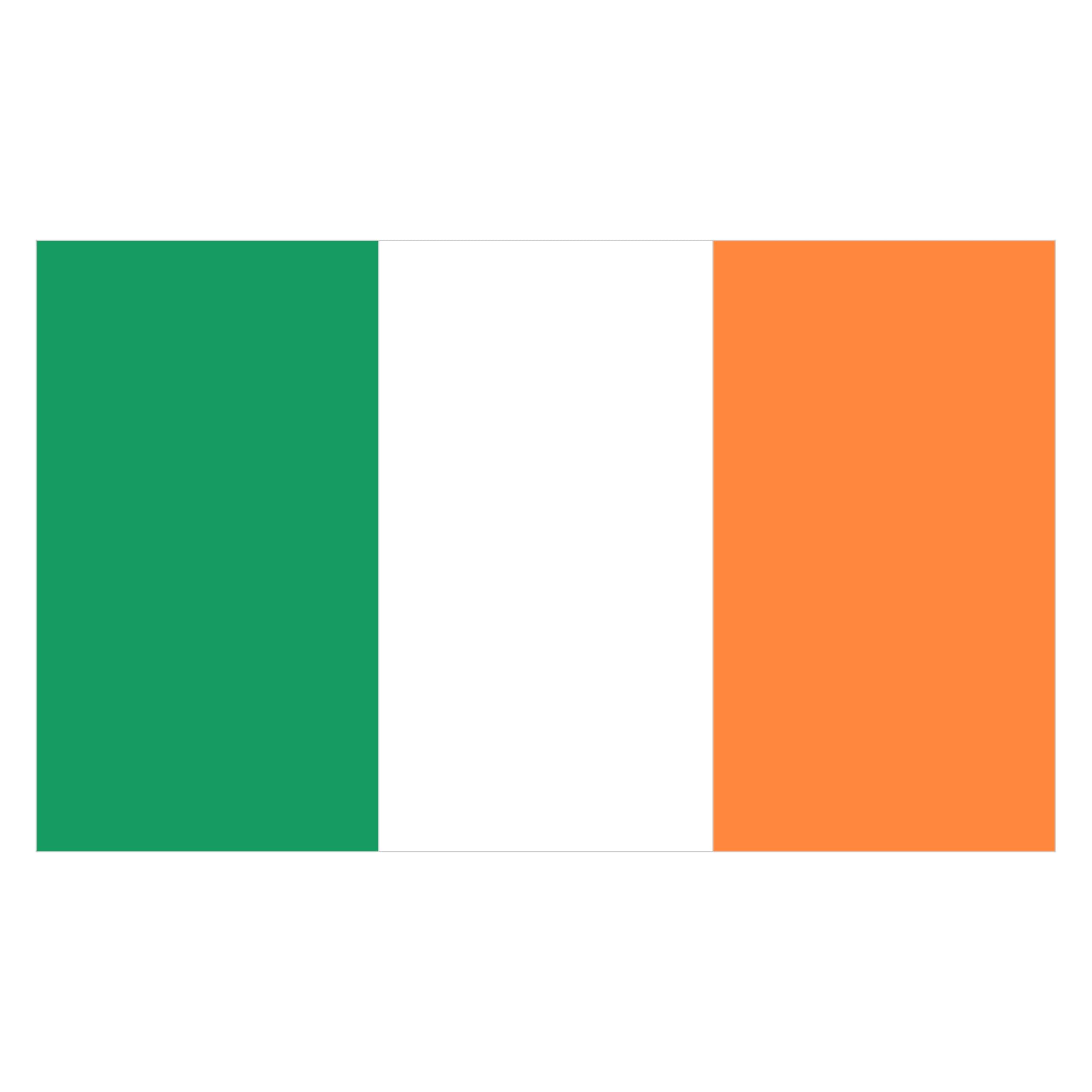 Glow Republic of Ireland Flag 5ft x 3ft (120cm x 90cm) Double Stitched Durable Polyester with Brass Eyelet - Large Flag For Indoor and Outdoor Country Decorations - Irish Flag