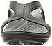 crocs Women's Sanrah Wedge Sandal, Black/Graphite, 7 M US