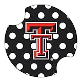 Thirstystone Texas Tech University Dots Car Cup Holder Coaster, 2-Pack