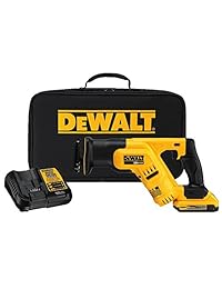 DEWALT 20V MAX Kit de sierra de vaivén inalámbrico, compacto, hora de 2 amperios (DCS387D1)