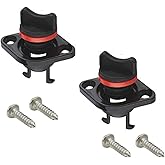 2 PCS Transom Drain Plug, Screw Type for Marine Boats Yacht Kayak Canoe Universal