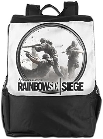 YUVIA Tom Clancy's Rainbow Six Siege Men's&amp;Women's Sports Hiking Outdoor Students School Gym Workout Travel Journey Business Trip Shoulder Backpacks