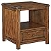 Signature Design by Ashley Tamonie Square End Table Medium Brown