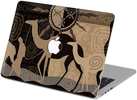 Fit for New MacBook Pro 13" with Retina Display A1706/A1708/A1989 with/without Touch Bar & Touch ID (NEWEST Release 2016) Customized Famous Painting Removable Vinyl Front Top Decal (Camel)