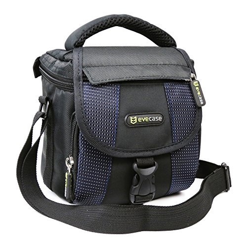 DSLR / Mirrorless Camera Carrying Case, Evecase Compact system Camera Bag with Shoulder Strap