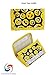 1-Piece of Assorted Emoji Face Velcro Wallet! Great Gift or Party Favor! by M & M Products Online