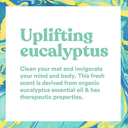ASUTRA Natural & Organic Yoga Mat Cleaner (Uplifting Eucalyptus Aroma), 4 fl oz | Safe for All Mats & No Slippery Residue | Cleans, Restores, Refreshes | Comes w/ Microfiber Cleaning Towel - Thumbnail 5