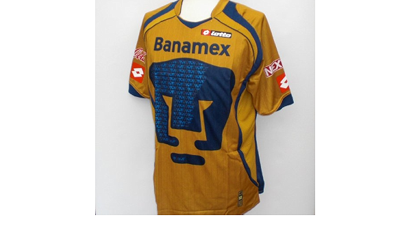 Pumas Soccer team-mexico Tercer Jersey 2008, Dorado : Amazon.com.mx: Ropa,  Zapatos y Accesorios
