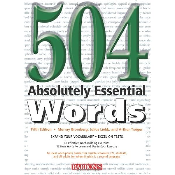語学・辞書・学習参考書 504 Essential Words for SSAT & (Upper Amazon.com: 504 Absolutely Essential Words: 9780812095302: Murray