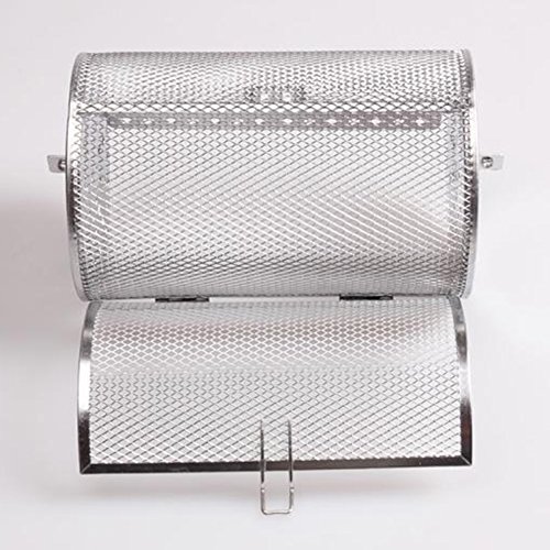 Leoie Rotisserie Grill Roaster Drum Oven Basket Baking Fit for Coffee Beans Peanut BBQ