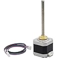 Iverntech NEMA 17 Stepper Motor with Integrated 100mm T8 Lead Screw for RepRap Prusa i3 3D Printers Z Axis or CNC Machine