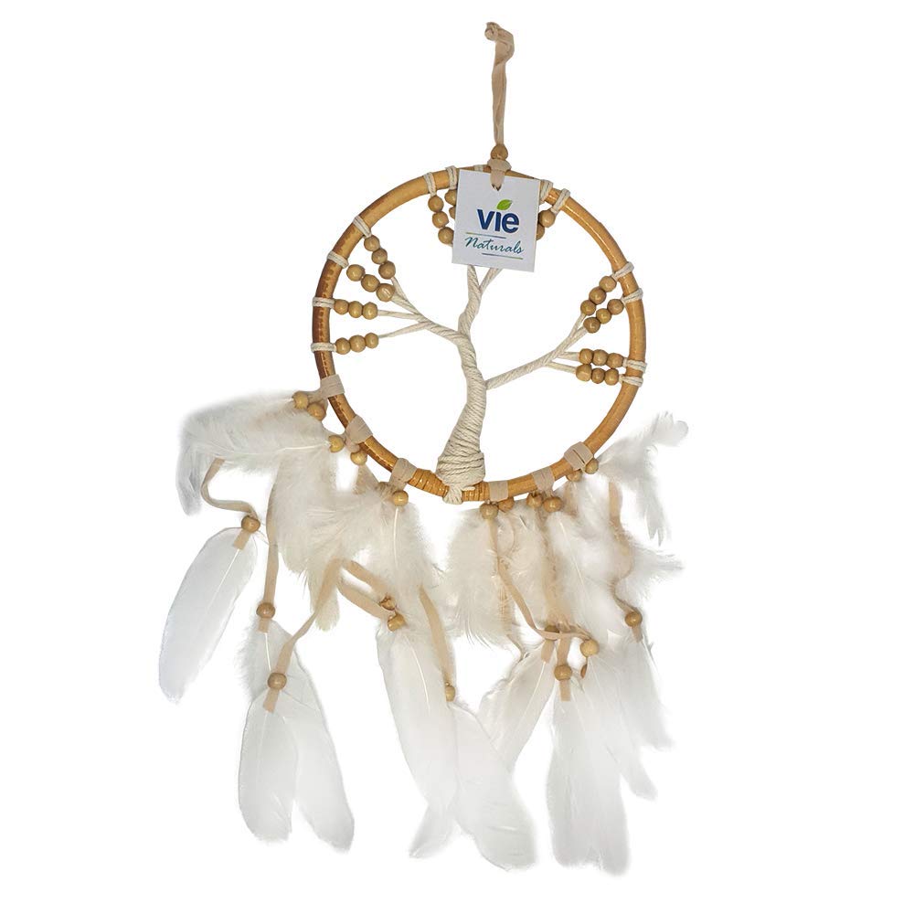 Vie Naturals Tree Of Life Dream Catcher 16 Cm (NATURAL)