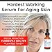 Anti-aging Serum With Argireline (20%), Matrixyl 3000 (20%), Retinyl Acetate (Vitamin A) serum for facial skin. Best Argireline Serum/Cream For Eyes, Wrinkles with Hyaluronic Acid.