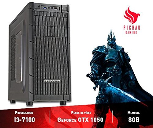Computador Gamer Pichau Intel Core i3-7100 8gb (geforce Gtx 1050 2gb) 1tb