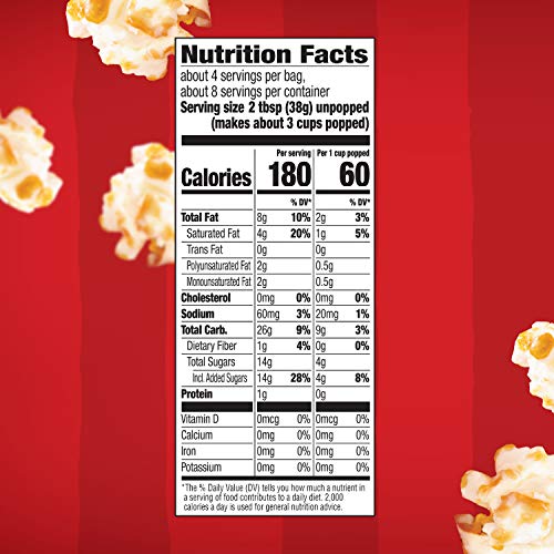 Orville Redenbacher's Melt On Caramel Microwave Popcorn, 11.57 oz, 2 ct