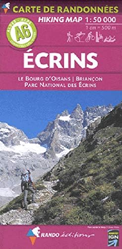 Ecrins - Bourg-d'Oisans - Briançon A6 Map – Folded Map, 6 Oct. 2005