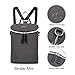 pipi bear Insulated Bottle Tote Bag, Portable Breast Milk Baby Double Bottle Cooler Bag with Adjustable Shoulder Strap(Fits up 2 Large 8 oz Bottle) (Dark Grey)