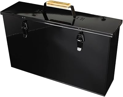 Valiant Fireside Metal Ash Carrier Black 45x26x12 cm