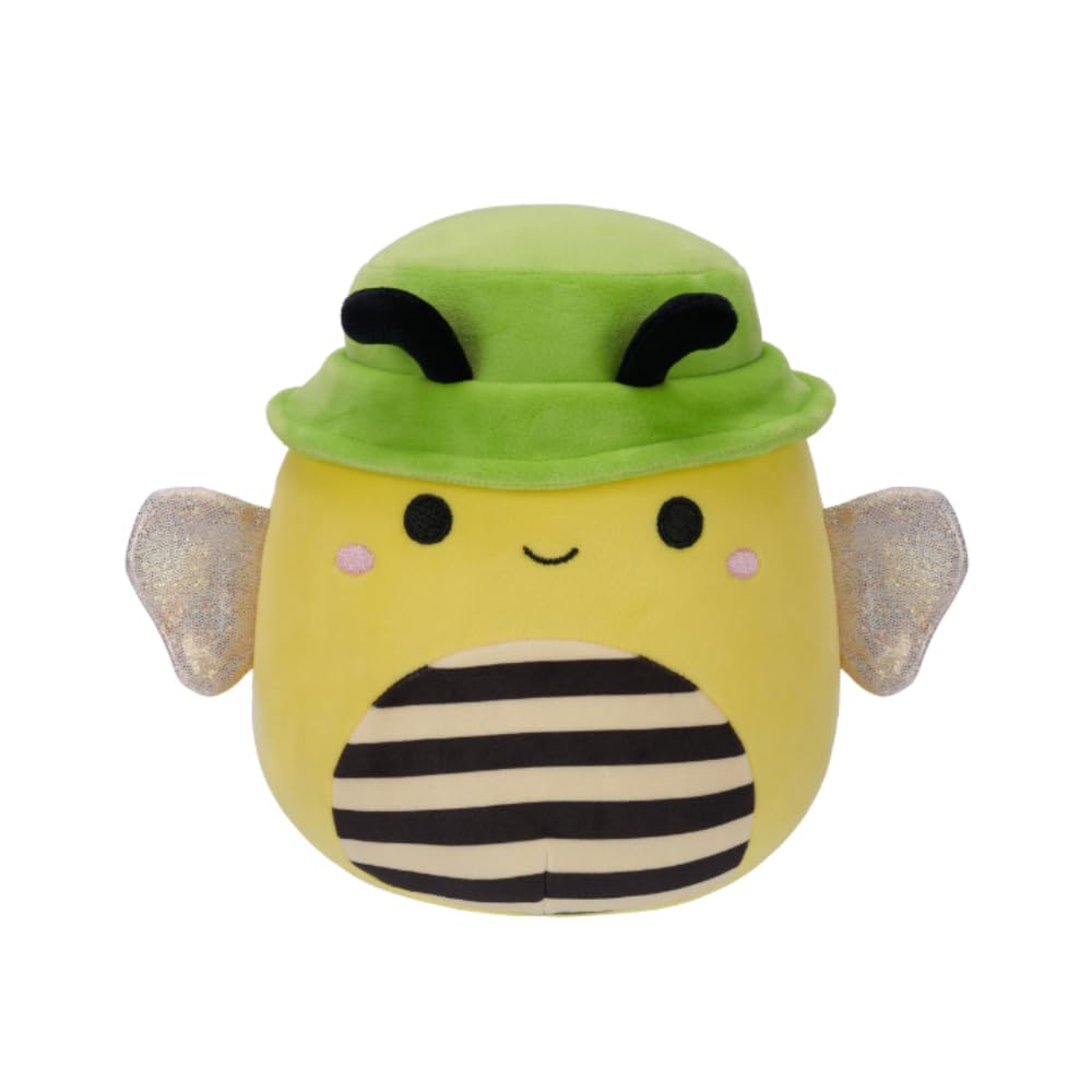 Squishmallows SQCR05386 7.5 Inch Sunny The Bee ADD Squad Super Soft Plush Toy Official Kellytoy