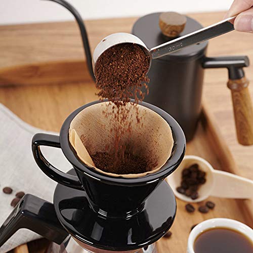 HOKEKI Natural Coffee Filters For Pour Over Coffee Maker, 100 Count