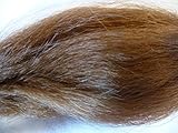 Brunette Brown Straight Combed Doll Hair. Wig