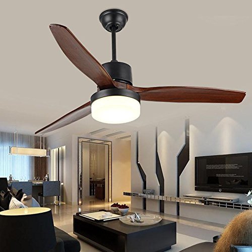 Xqy Living Room Ceiling Lamp Wood Ceiling Fan No Light Bedroom